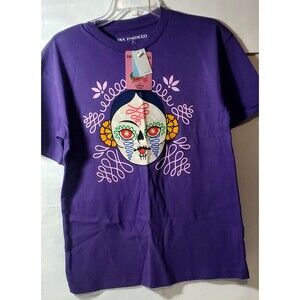 Dia Pacheco Women's XSmall Teeshirt Latin Heritage Day Of The Dead with tags